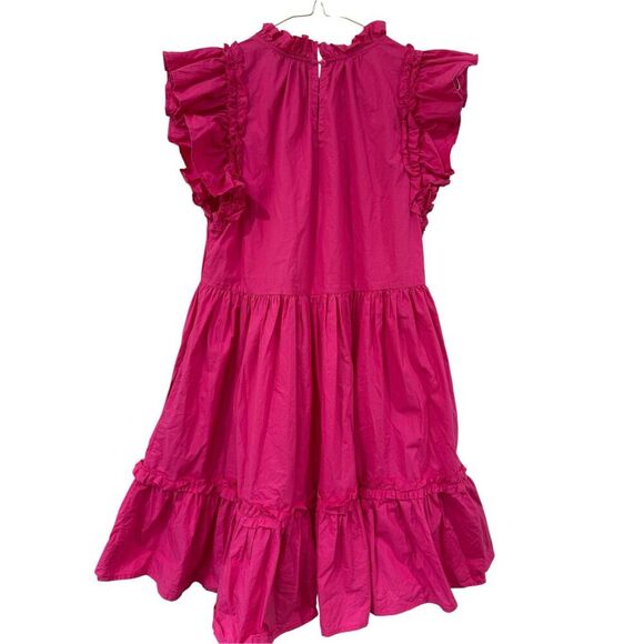 Caroline Constas Pink Ruffle Mini Dress XS - Picture 4 of 6